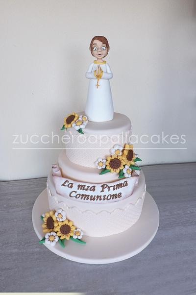 Holy Communion cake - Cake by Sara Luvarà - Zucchero a Palla Cakes