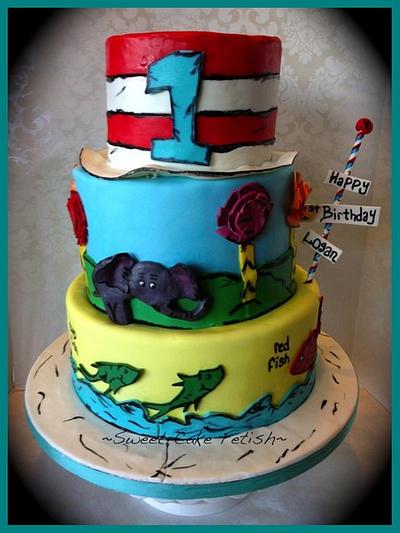 Dr.Seuss 1st Birthday  - Cake by Heidi