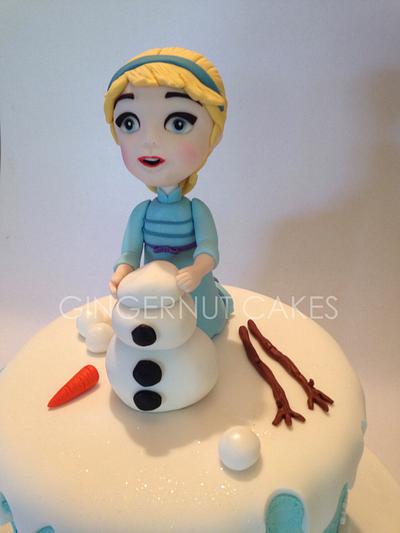 Young Elsa  - Cake by Gingernut Cakes