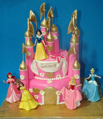 princess castle cake - Cake by Beula Cakes