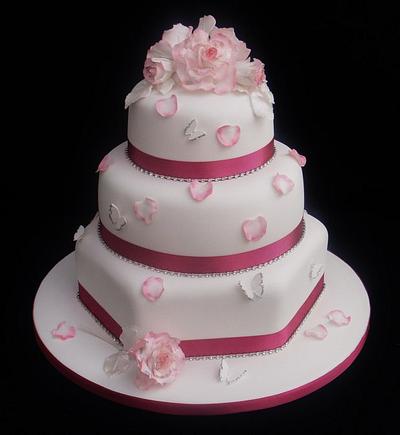 Andrea Wedding Cake - Cake by Ceri Badham