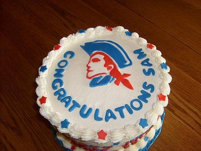 Jr. High School Graduation - Cake by Pamela