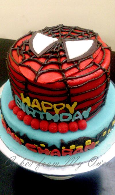 Spiderman Mask Cake! - Cake by Chandana Changappa