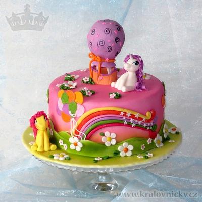 My little pony with balloons - Cake by Eva Kralova