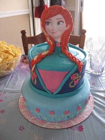 Ana from Frozen Cake - Cake by CakesbyLorrie