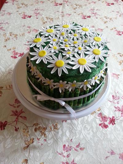Daisy cake - Cake by Gabriela Angelova 