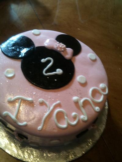minnie mouse - Cake by tasteeconfections