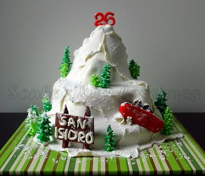 Snowboarding  - Cake by Sonhos & Guloseimas - Cake Design