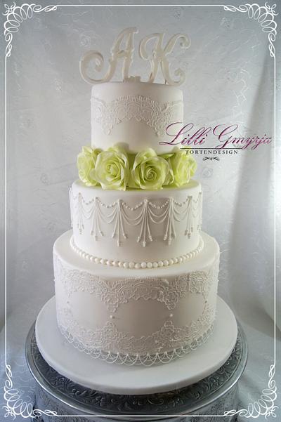 wedding  cake  - Cake by lilli