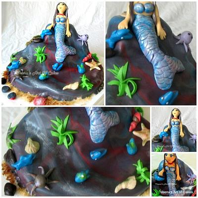 Mermaid cake - Cake by Veenas Art of Cakes 