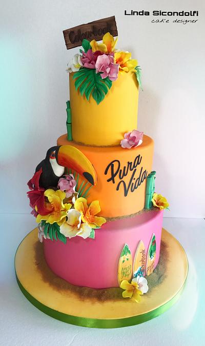 Tropical cake - Cake by Linda Sicondolfi