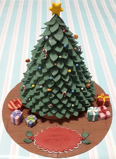 christmas tree - Cake by TnK Caketory