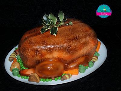Christmas dinner - Cake by Deb-beesdelights