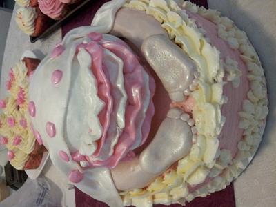it's a girl!!! - Cake by loulou513
