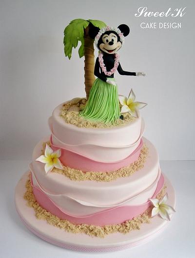 Hawaiian Minnie Cake 2 - Cake by Karla (Sweet K)