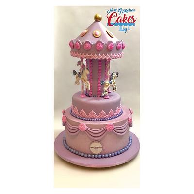 Carousel Birthday Cake - Cake by Teresa Davidson