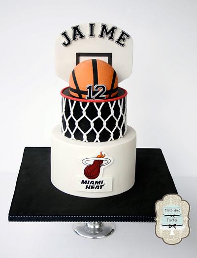 Basketball fan - Cake by miraquetarta