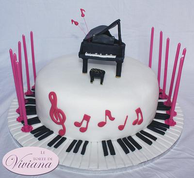 Piano cake - Cake by Viviana Aloisi