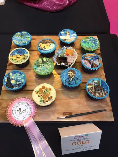 Impressionist Art Cupcakes - CI'17 - Cake by The Cake Lady 
