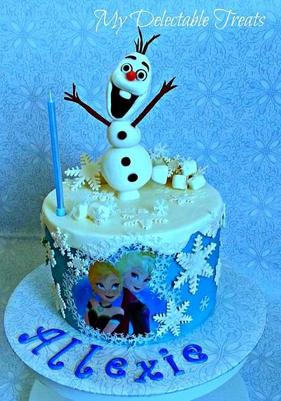Olaf themed cake - Cake by Donna Dolendo