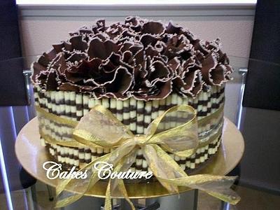 Zebra striped cigarellos cake - Cake by Cakeicer (Shirley)