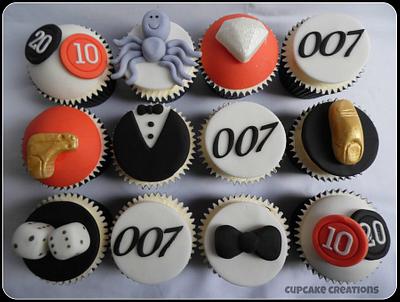 James Bond 007 Cupcakes - Cake by Cupcakecreations