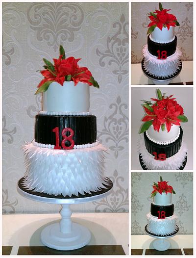 black and white cake - Cake by stefanelli torte