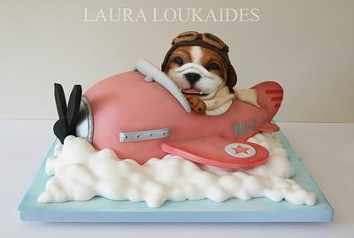 Biggles the Bulldog  - Cake by Laura Loukaides