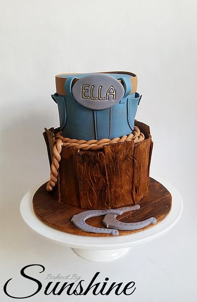 Rustic stable cake  - Cake by Baked by Sunshine
