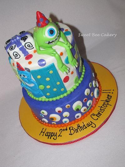 Monsters Inc Birthday cake! - Cake by Tiffany Palmer