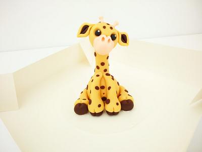 Giraffe Cake Topper - Cake by Laras Theme Cakes