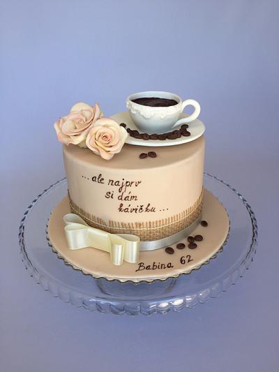 Coffee birthday cake  - Cake by Layla A