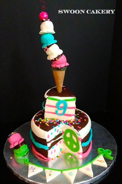 Cake & Ice Cream  - Cake by SwoonCakery