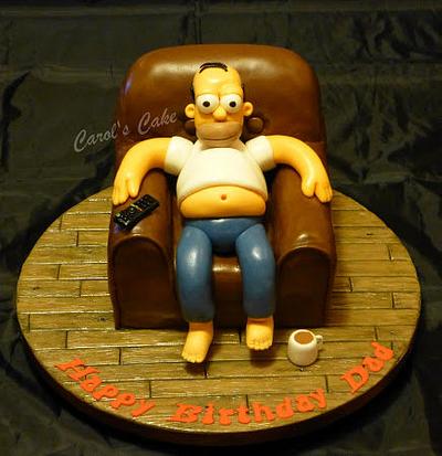 Homer Simpson Cake - Cake by carolscake