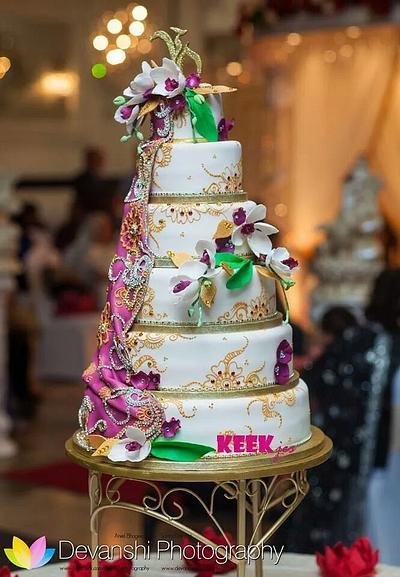sari wedding cake - Cake by KEEKjes