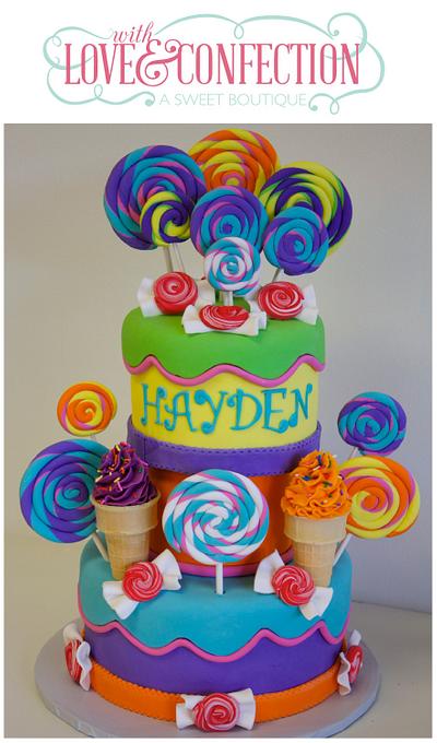Candy Land - Cake by Veronica Arthur | The Butterfly Bakeress 