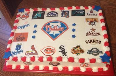 MLB Cake - Cake by Tracy's Custom Cakery LLC