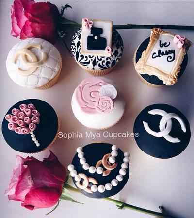 Chanel Inspired Cupcakes - Cake by Sophia Mya Cupcakes (Nanvah Nina Michael)