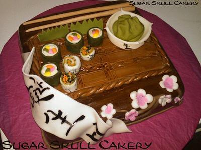 Sushi Themed Cake for my daughters birthday. - Cake by Shey Jimenez
