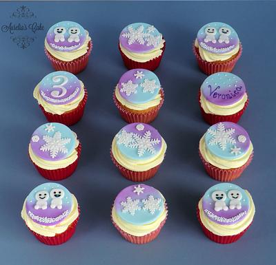 Frozen themed cupcakes - Cake by Aurelia's Cake