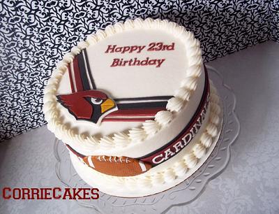 AZ cardinals - Cake by Corrie