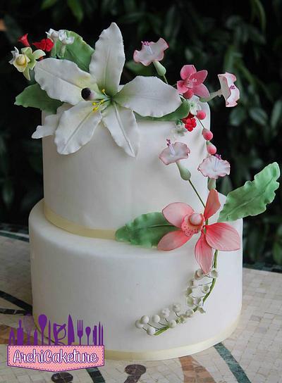 Flower Cake - Cake by Archicaketure_Italia