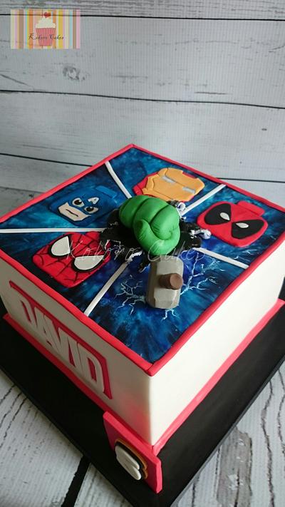 Lego Marvel superheroes  - Cake by Kokoro Cakes by Kyoko Grussu