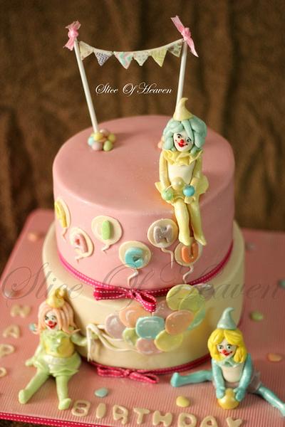 Vintage Clown - Cake by Slice of Heaven By Geethu