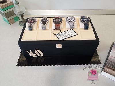 Watch collection cake. - Cake by Torturi Mary