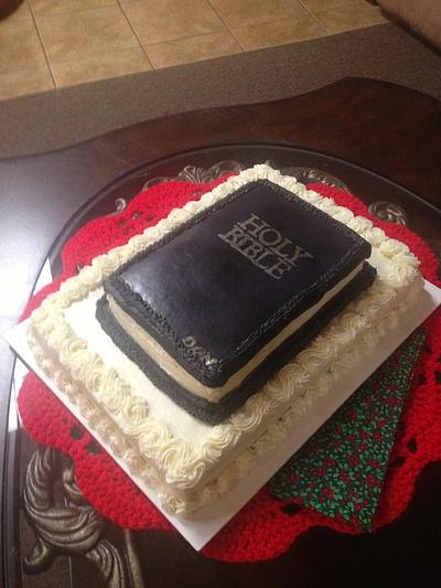 Holy Bible - Cake by Teresa James