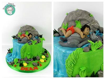 Mowgly and Baloo - Cake by DeOuweTaart
