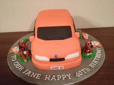 New VW camper van  - Cake by Daizys Cakes