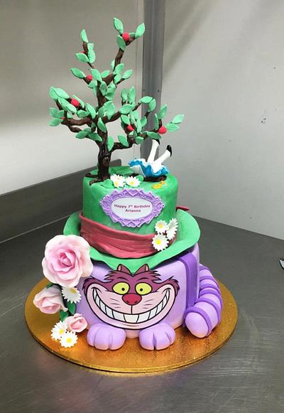 Alice in Wonderland cake - Cake by The Custom Piece of Cake