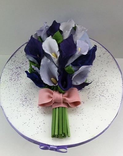 Calla Lily Bouquet - Cake by BAKED
